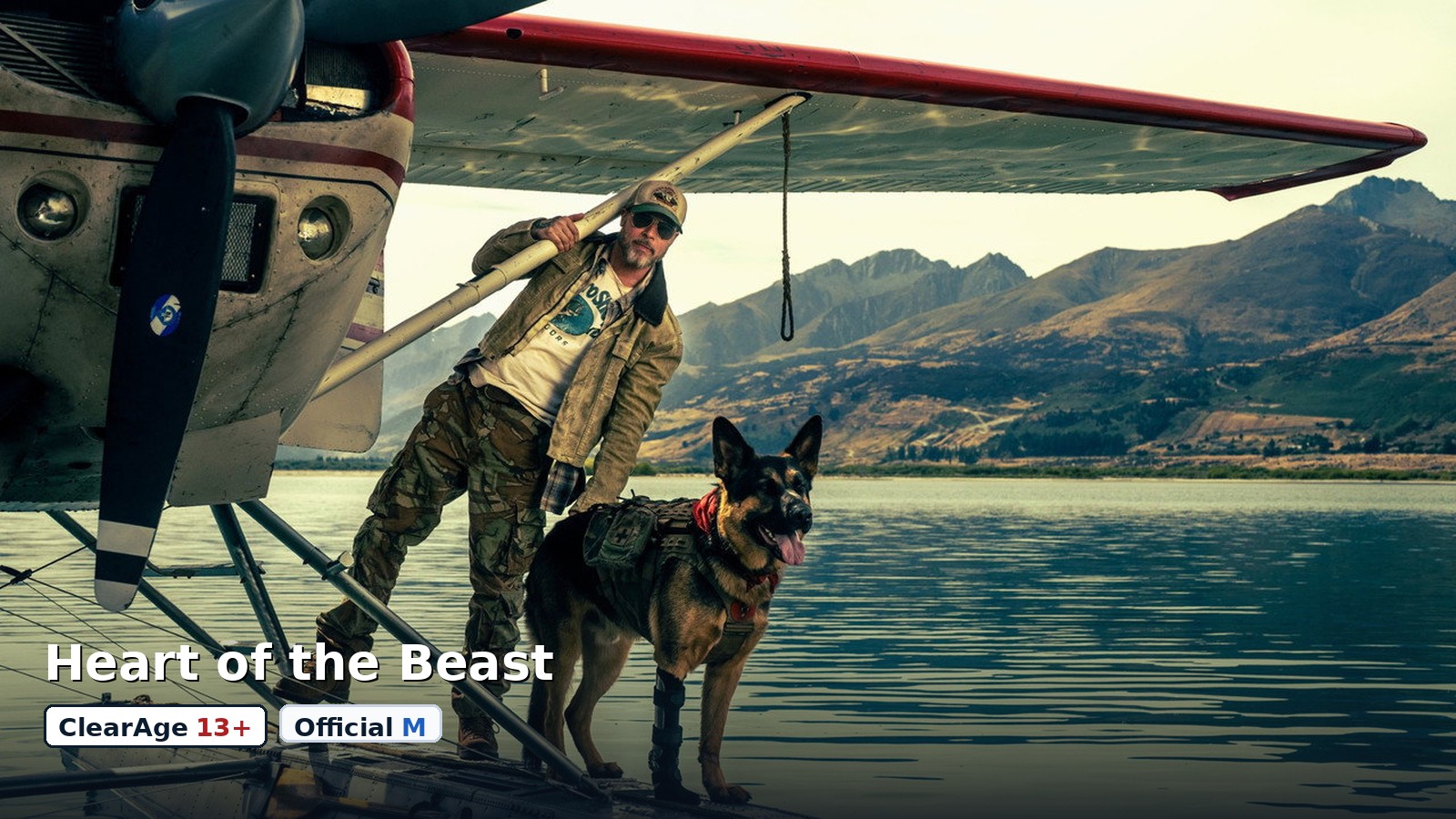 Heart of the Beast film still with ClearAge 13+ and Official M rating pills